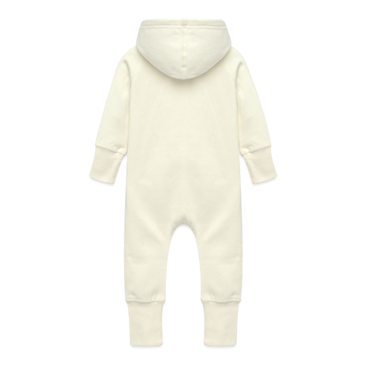 Baby Bio Sweat Overall mit Kapuze - Vanille-Milchshake
