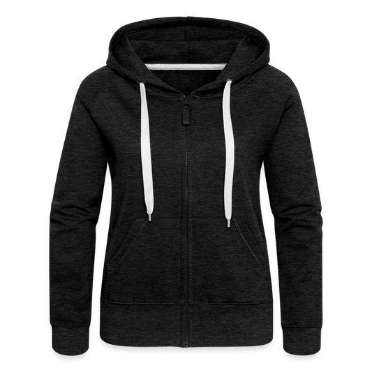 Frauen Premium Kapuzenjacke - Anthrazit